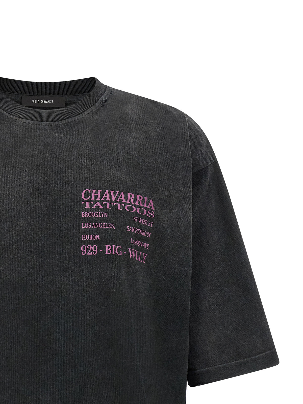 WILLY CHAVARRIA Black Cotton T-Shirt