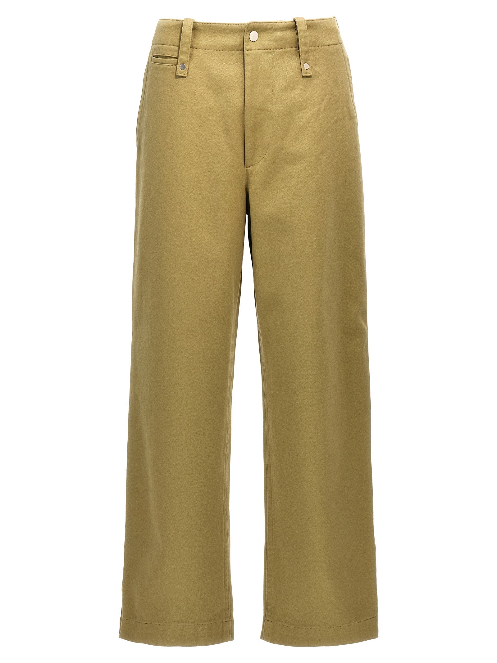 Burberry Beige Cotton Casual Pants