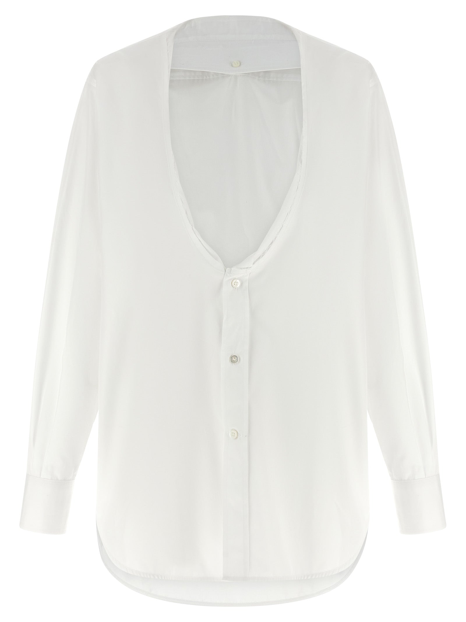 Maison Margiela White Cotton Blouse