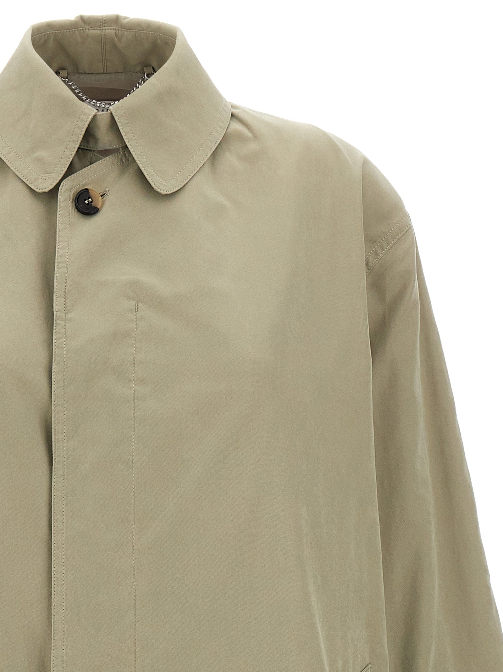 Maison Margiela Bicolor Polyester Coat