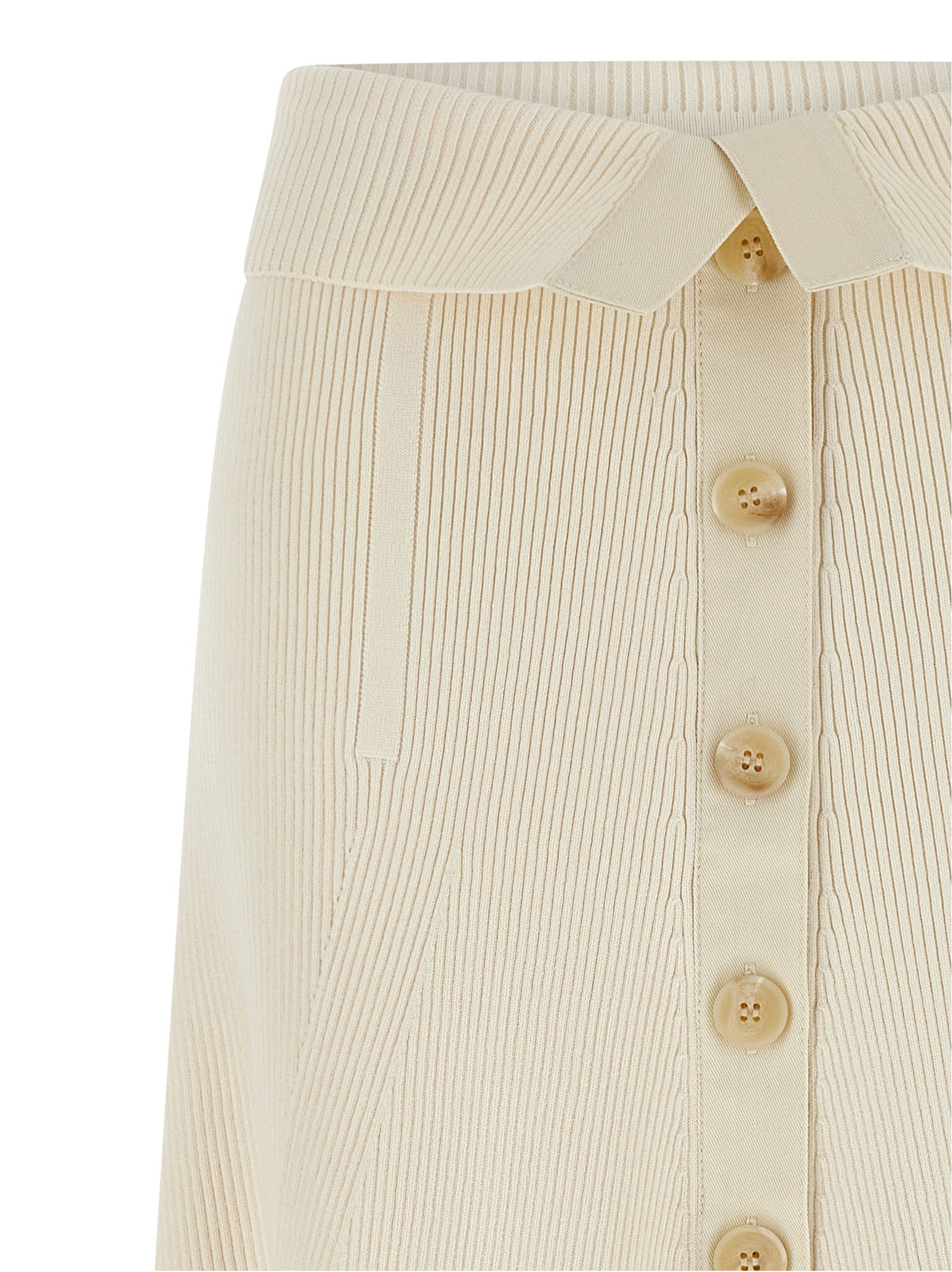Zimmermann Beige Viscose Midi Skirt