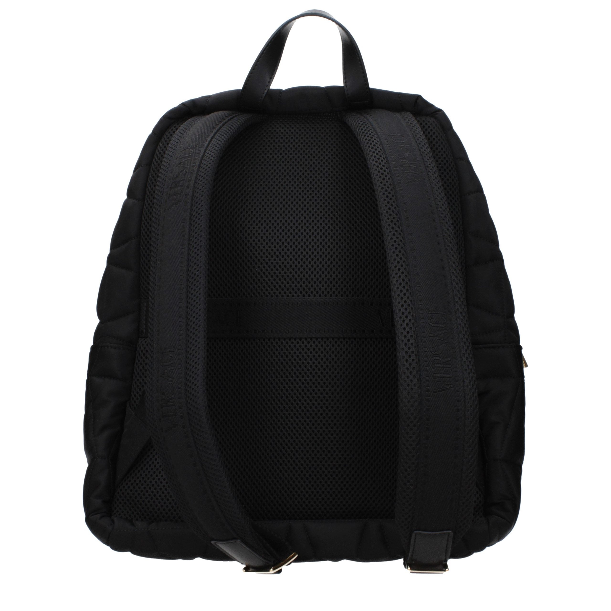 Versace Black Fabric Backpack