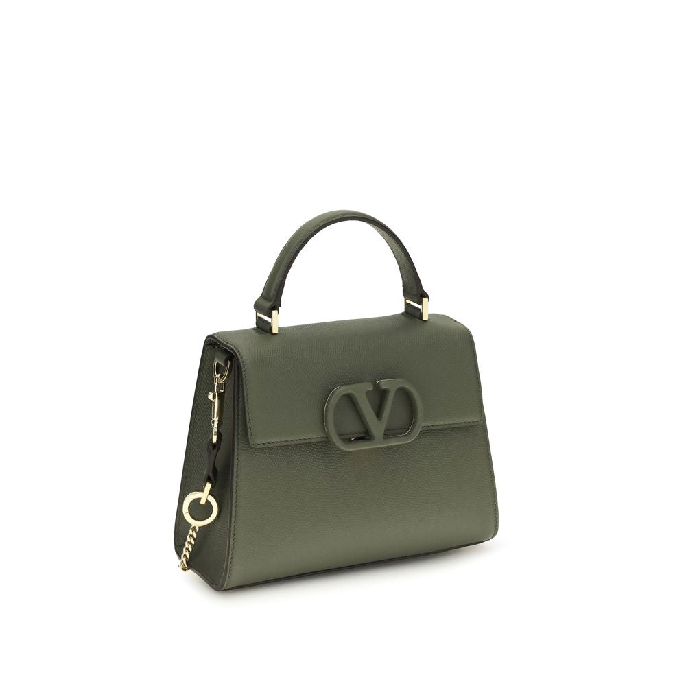 Valentino Garavani Bicolor Calf Leather Bos Taurus Handbag