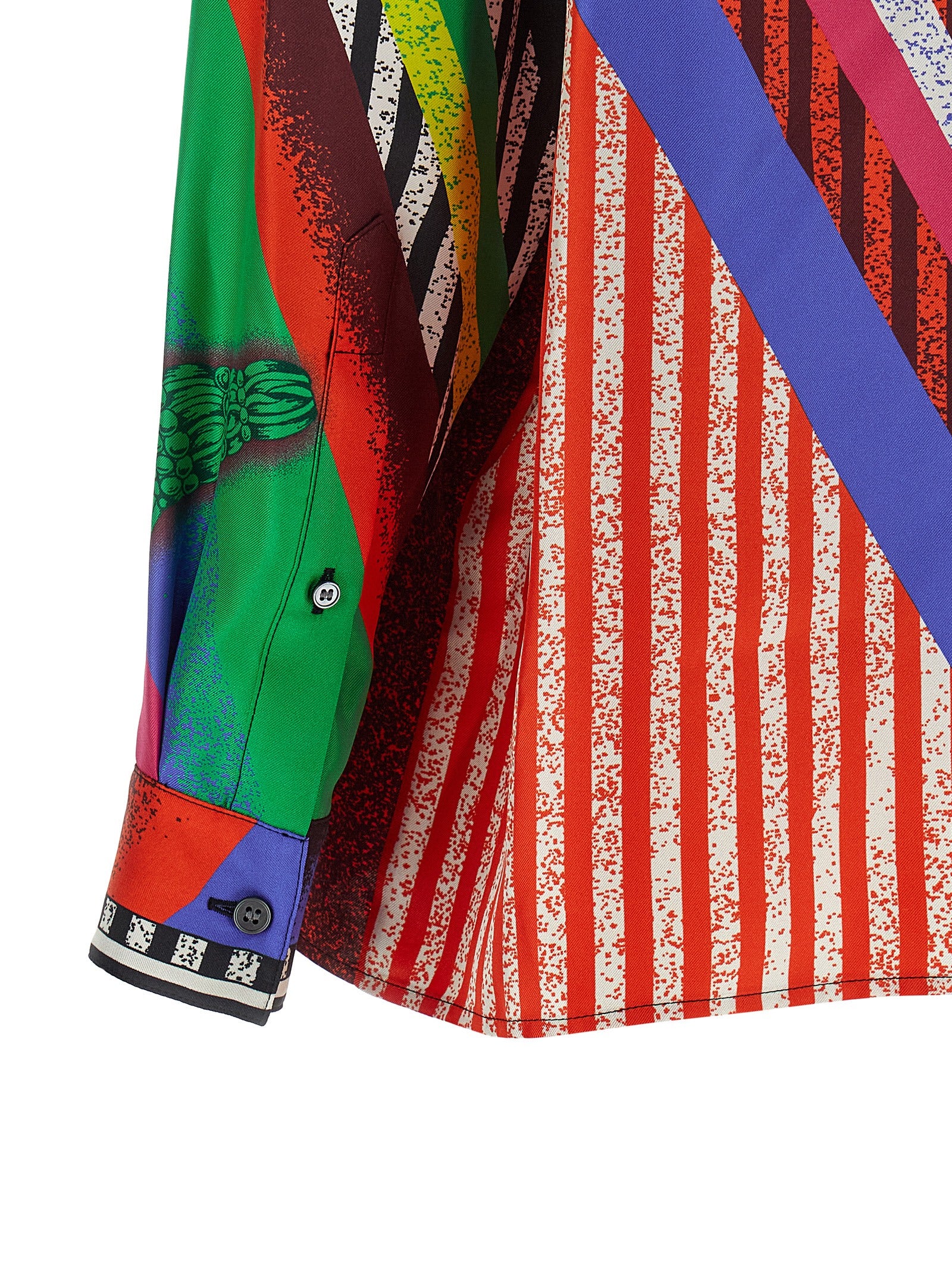 Versace Multicolor Silk Blouse