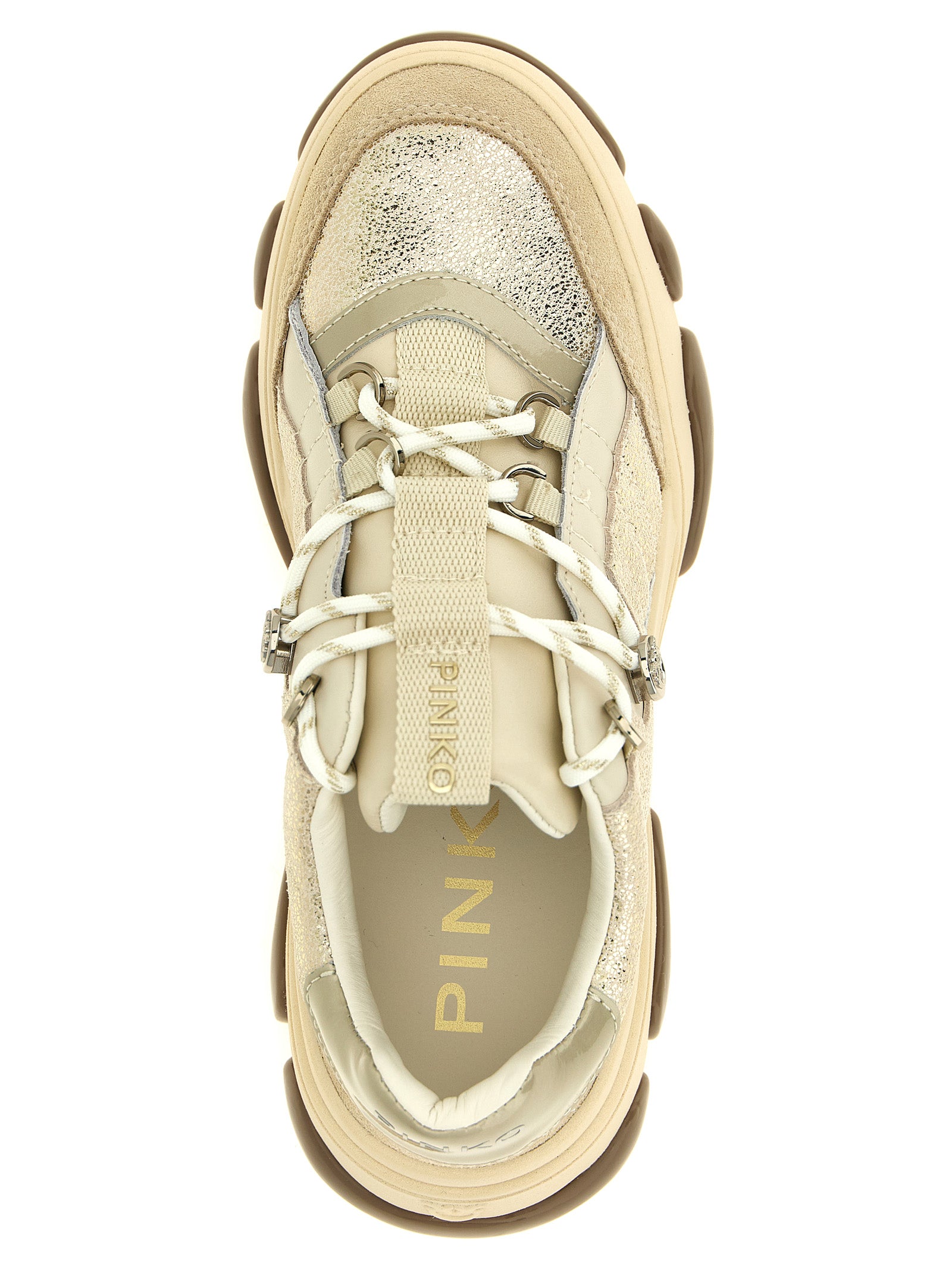 PINKO Multicolor Cowhide Chunky Sneakers