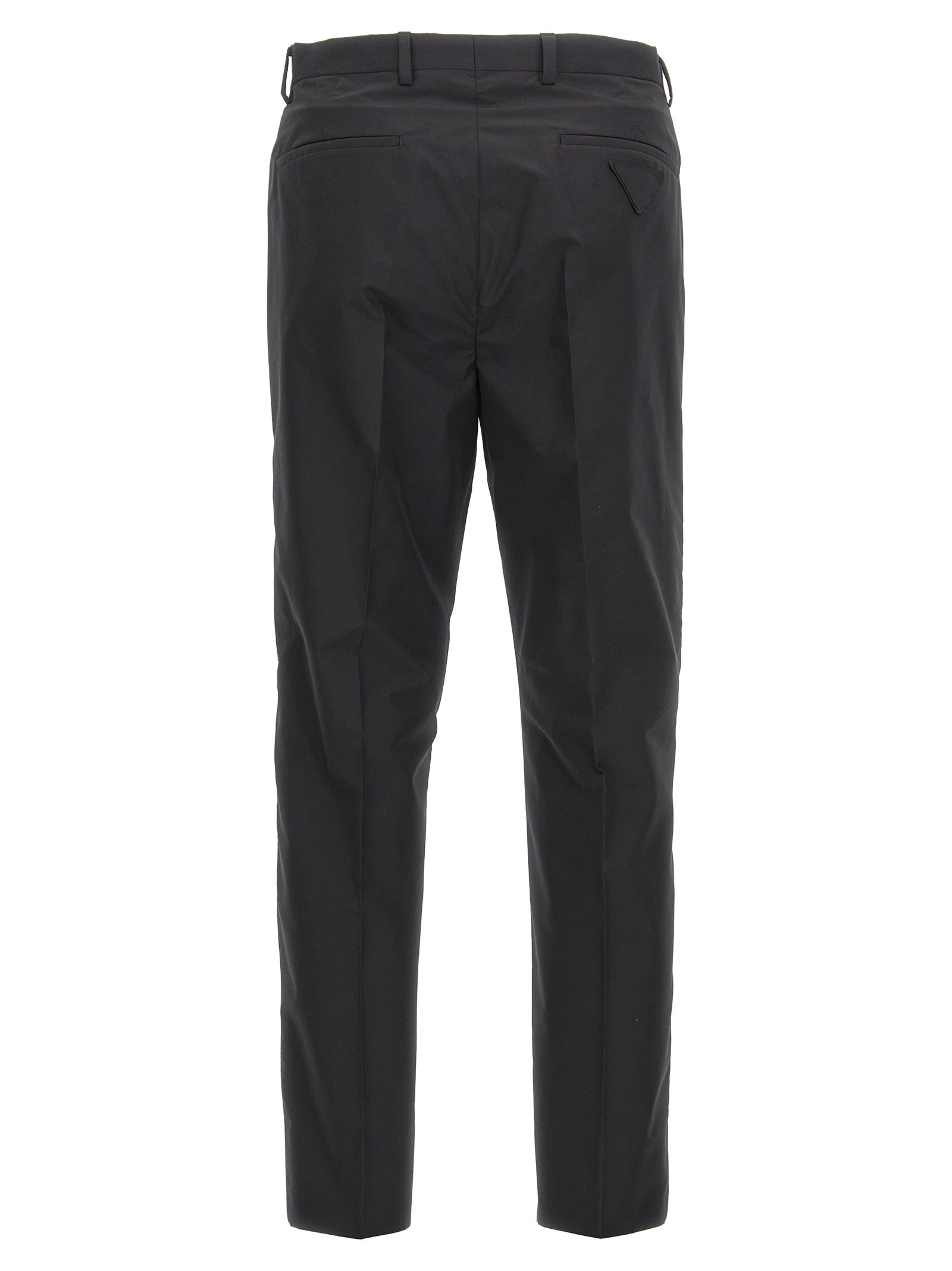 Prada Black Cotton Dress Pants