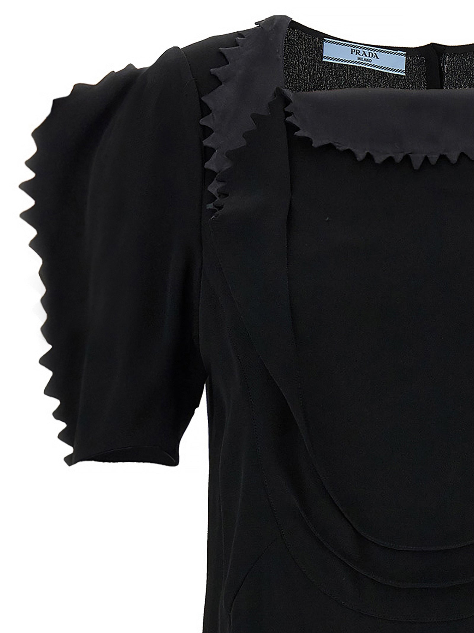 Prada Black Viscose Tank Tops
