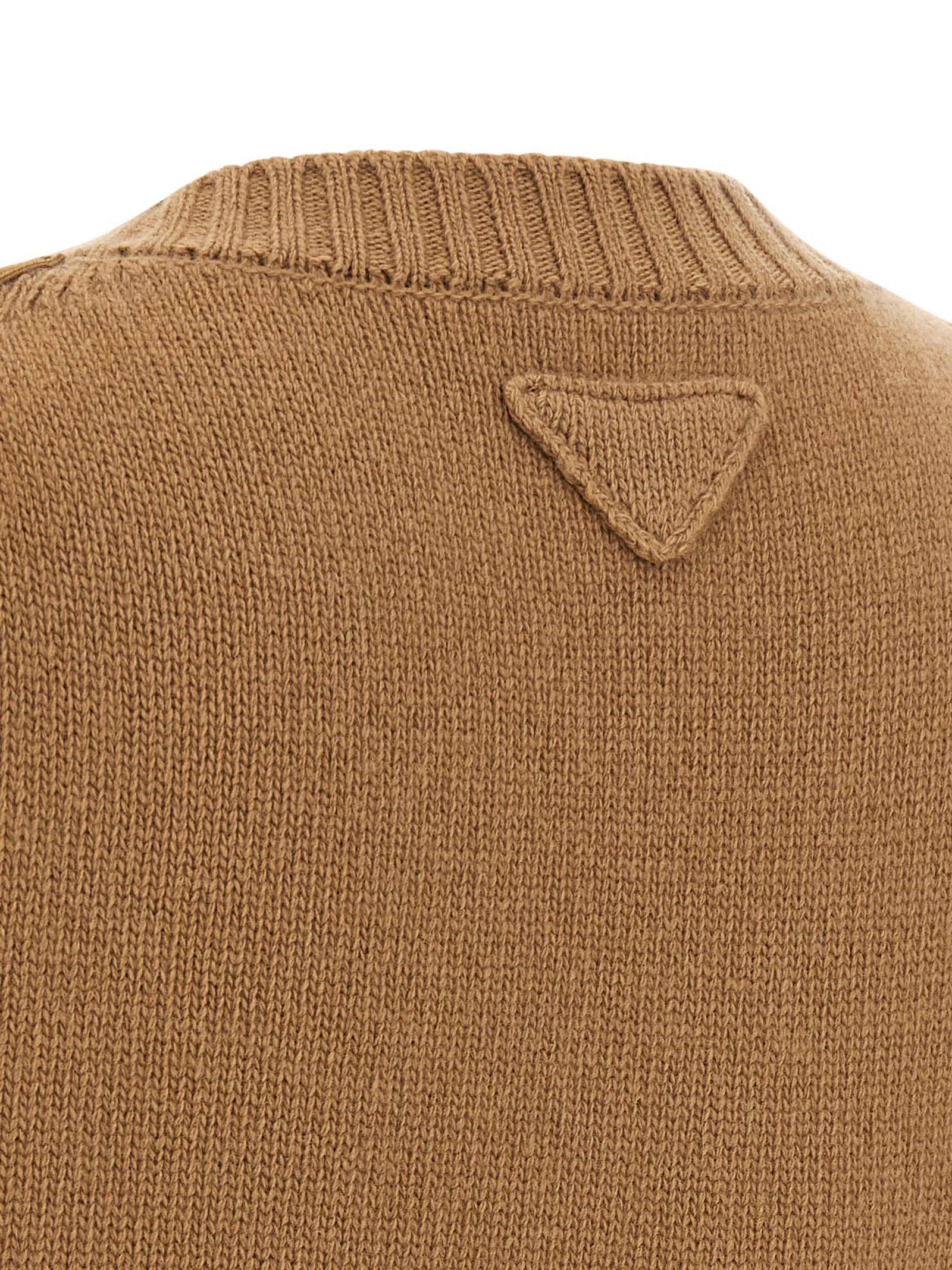 Prada Brown Virgin Wool Cardigan