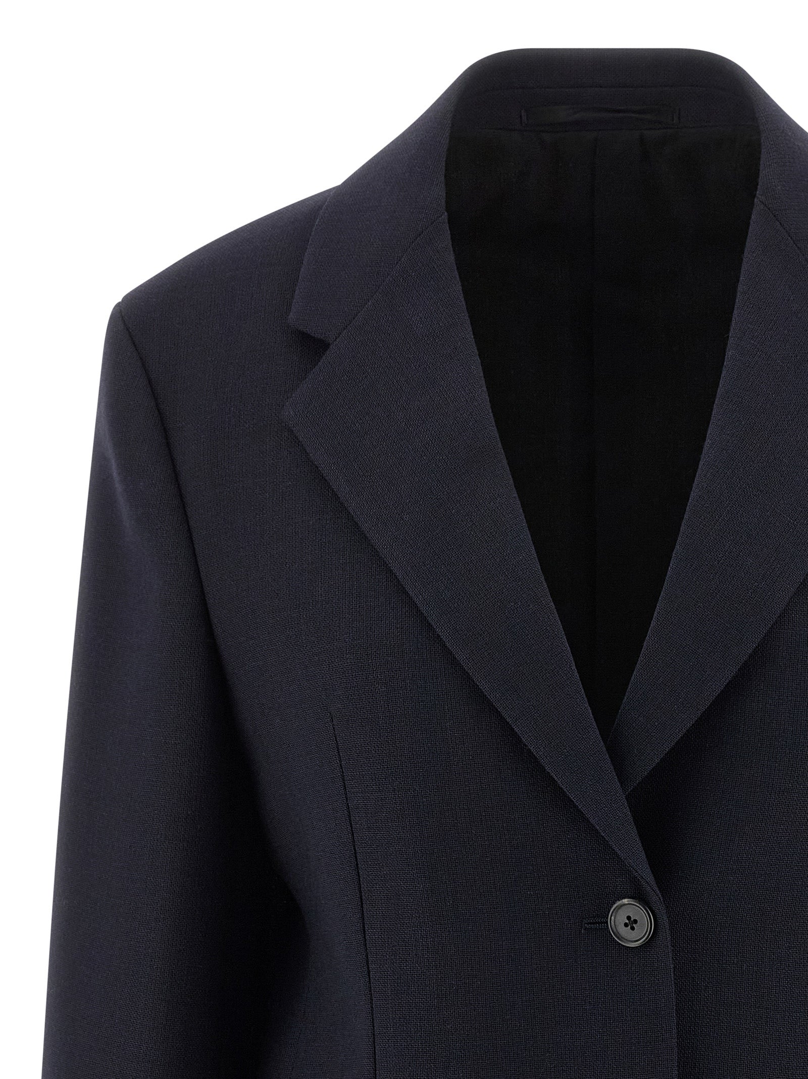 Prada Blue Virgin Wool Blazer