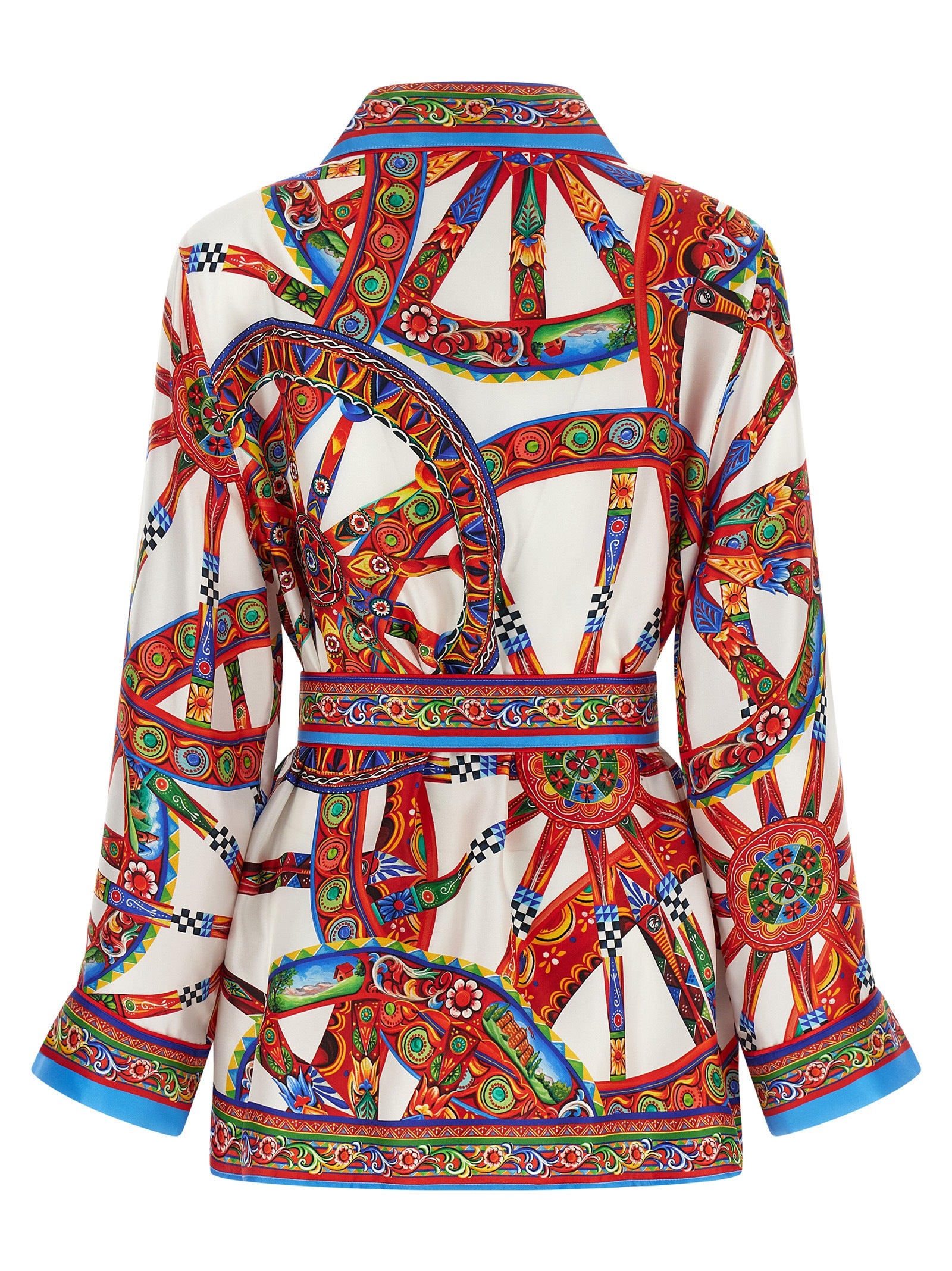 Dolce & Gabbana Multicolor Silk Blouse