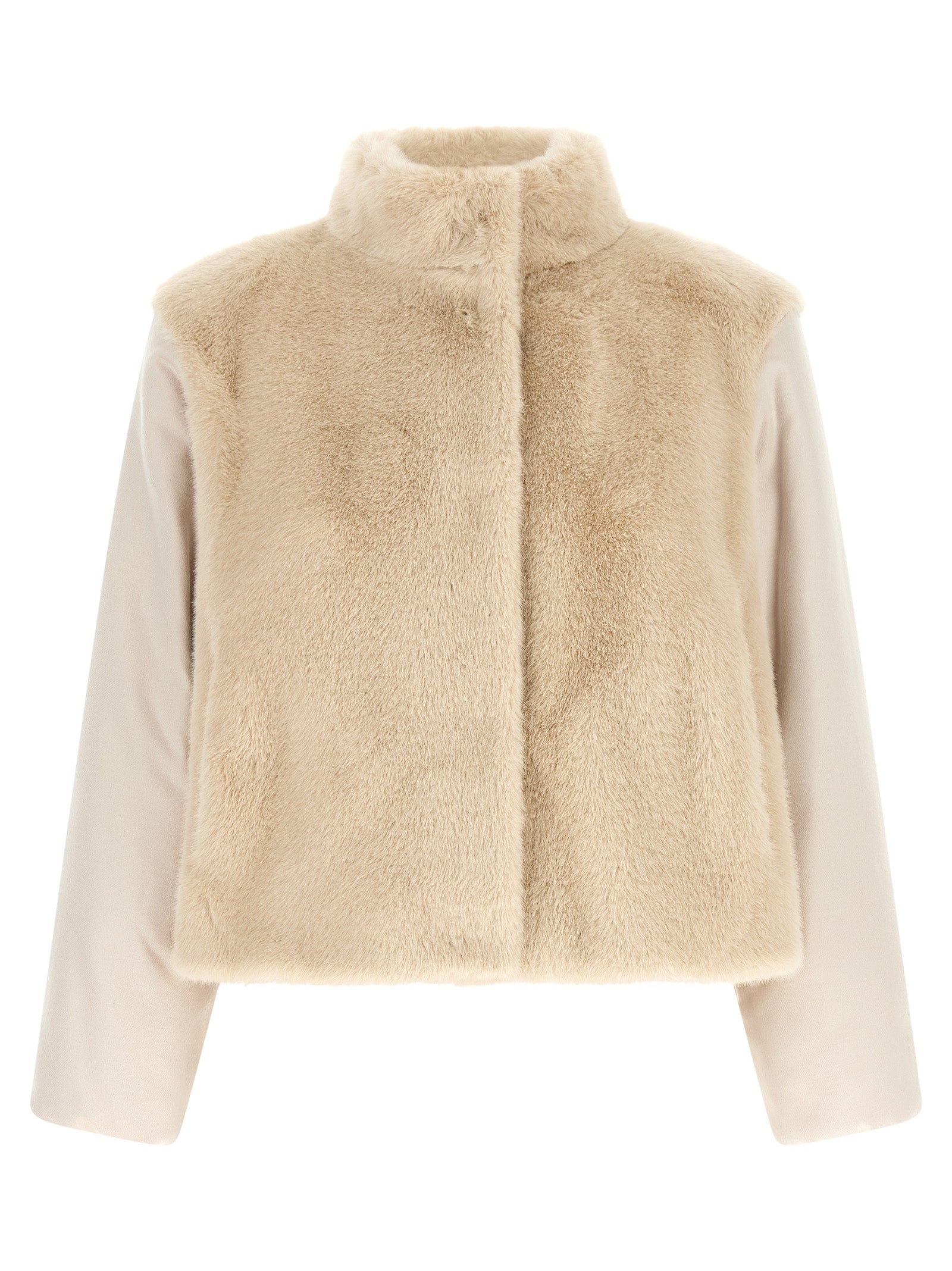 Herno Beige Polyester Full-Length Jacket