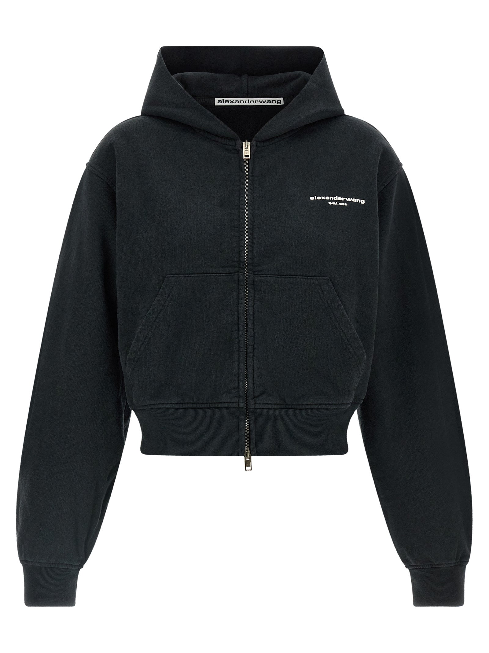 Alexander Wang Black Cotton Sweatshirt