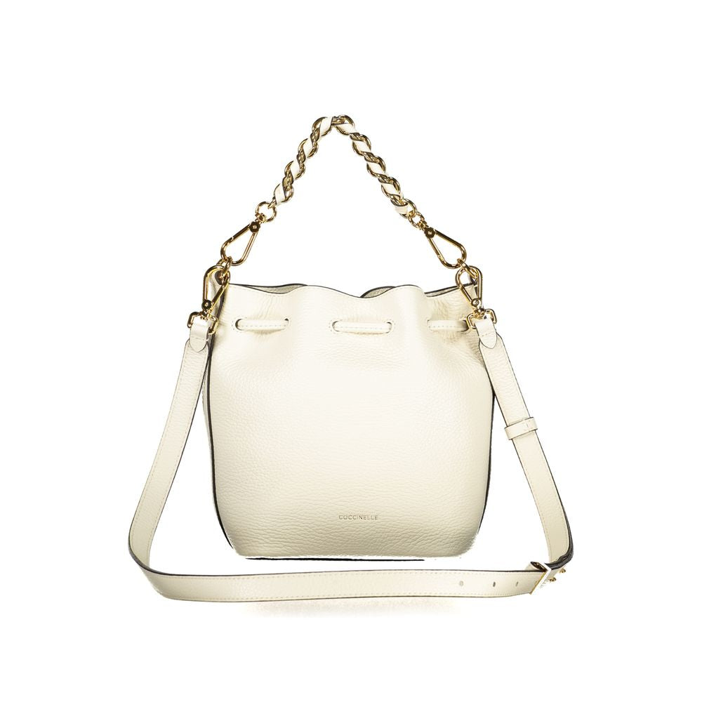 Coccinelle Bianco Leather Women's Bag