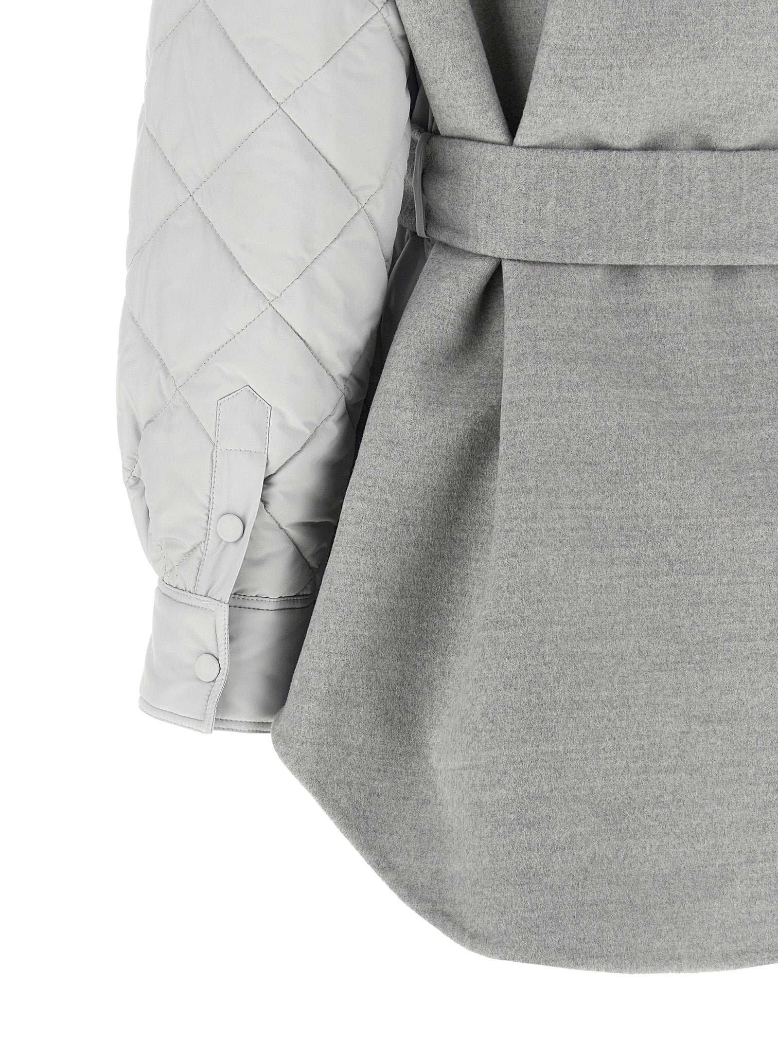 Fabiana Filippi Gray Polyester Shell Jacket