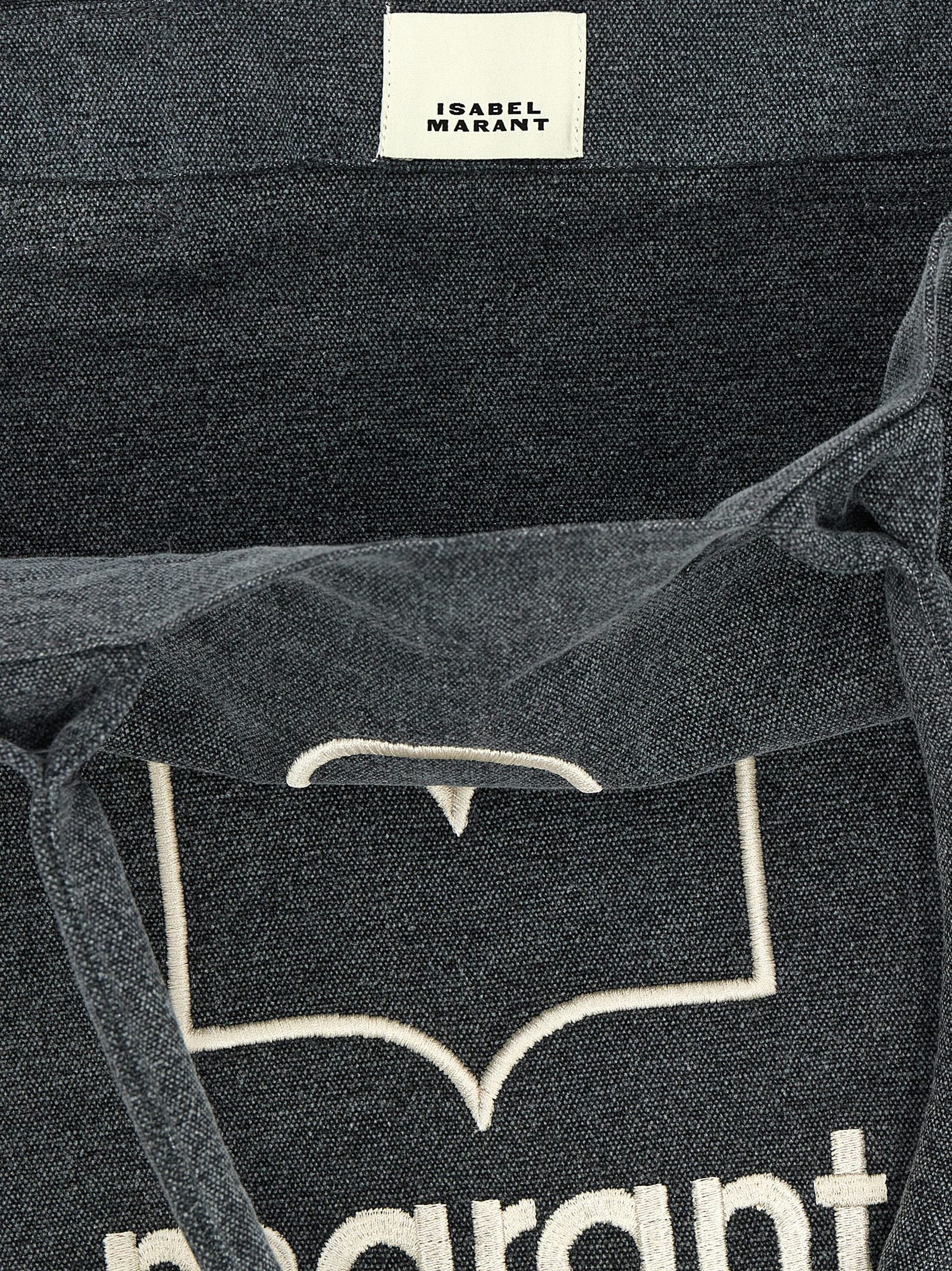 Isabel Marant Black Cotton Tote Bag