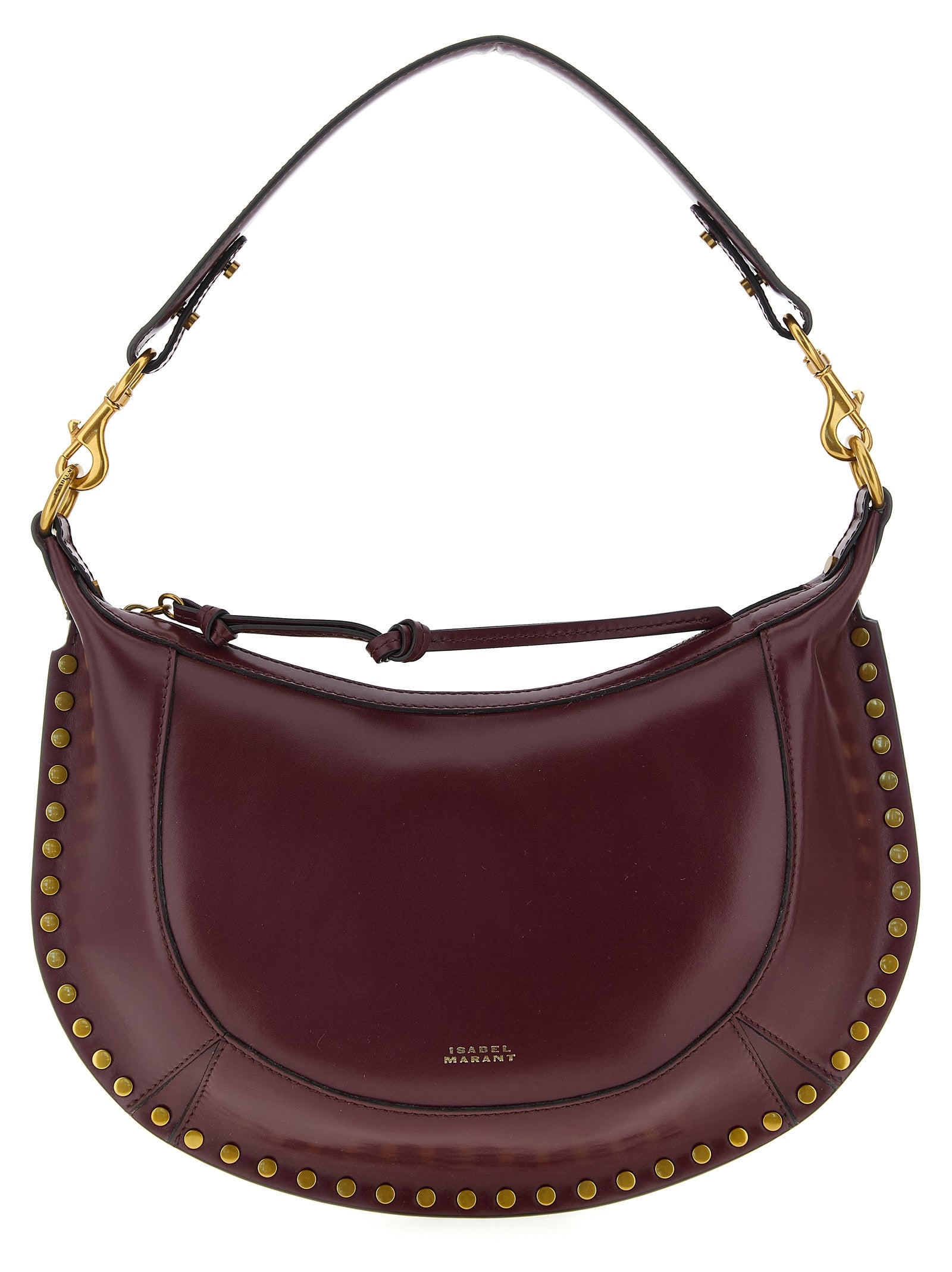 Isabel Marant Bordeaux Calfskin Shoulder Bag