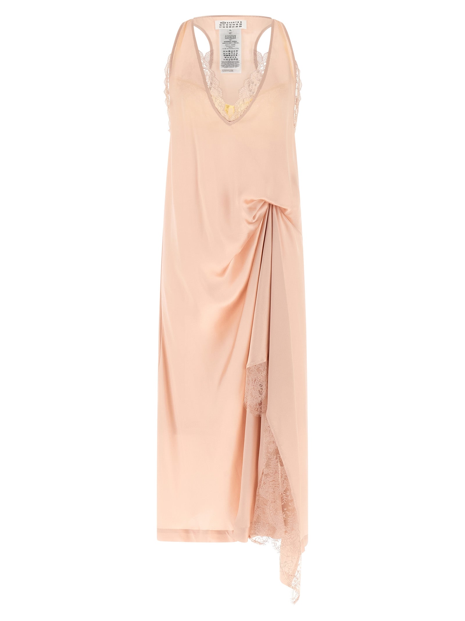 Maison Margiela Multicolor Acetate Midi Dress