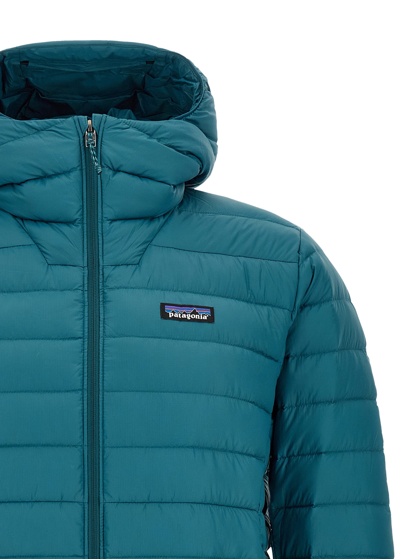 PATAGONIA Blue Nylon Full-Length Jacket
