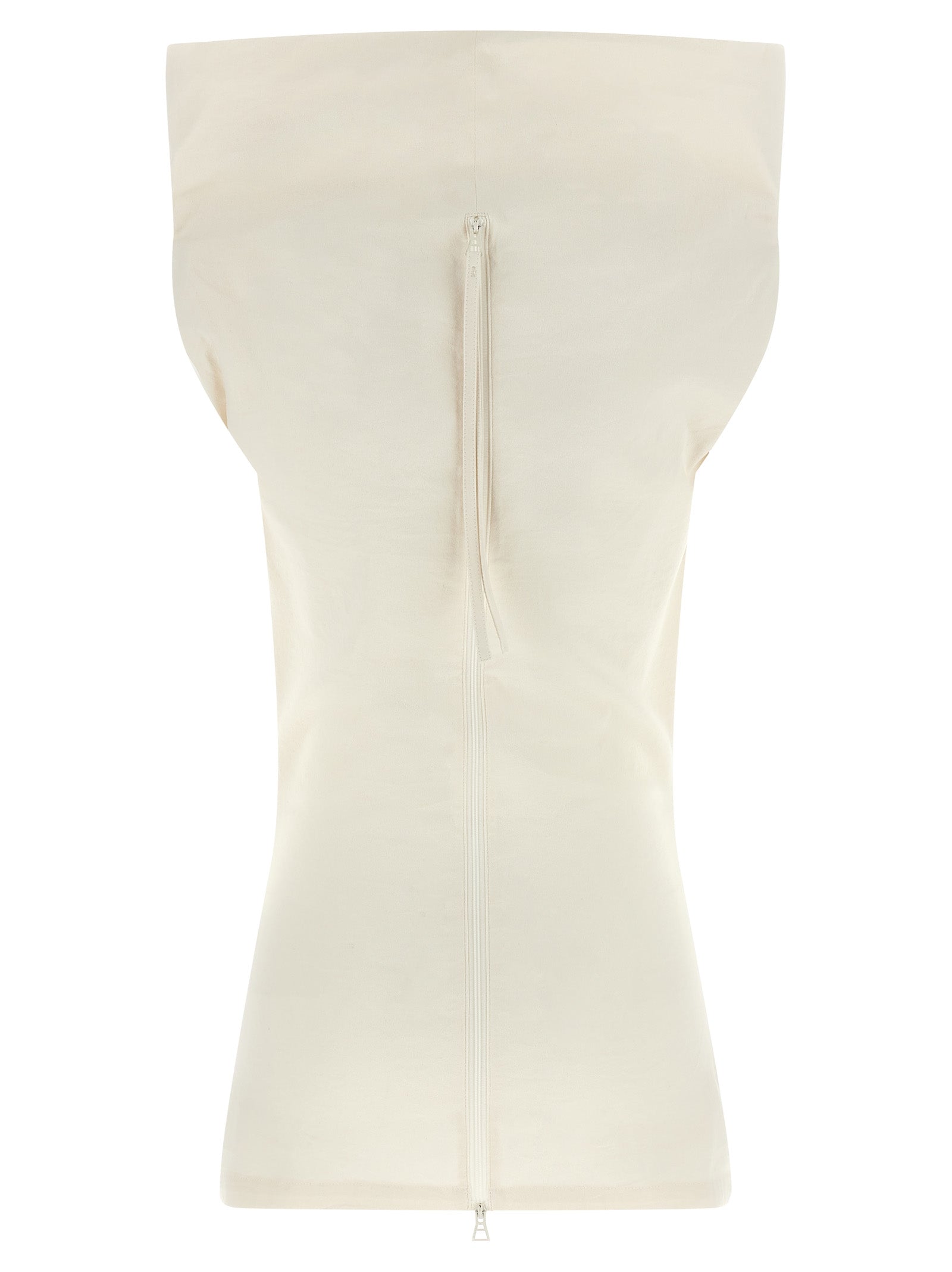 Issey Miyake White Paper Blouse