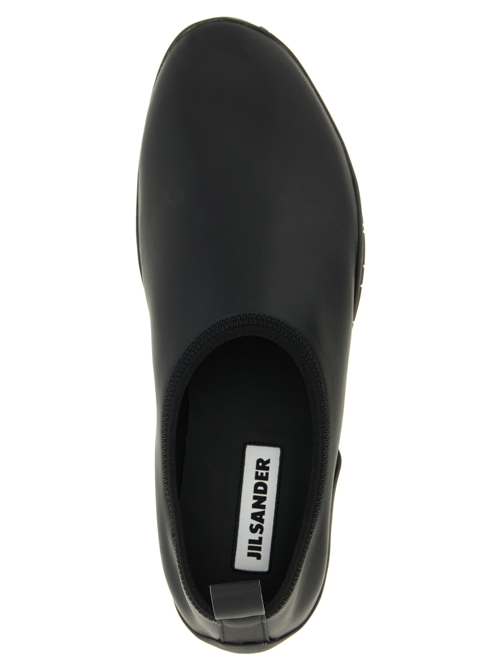 Jil Sander Black Polyethylene Flats