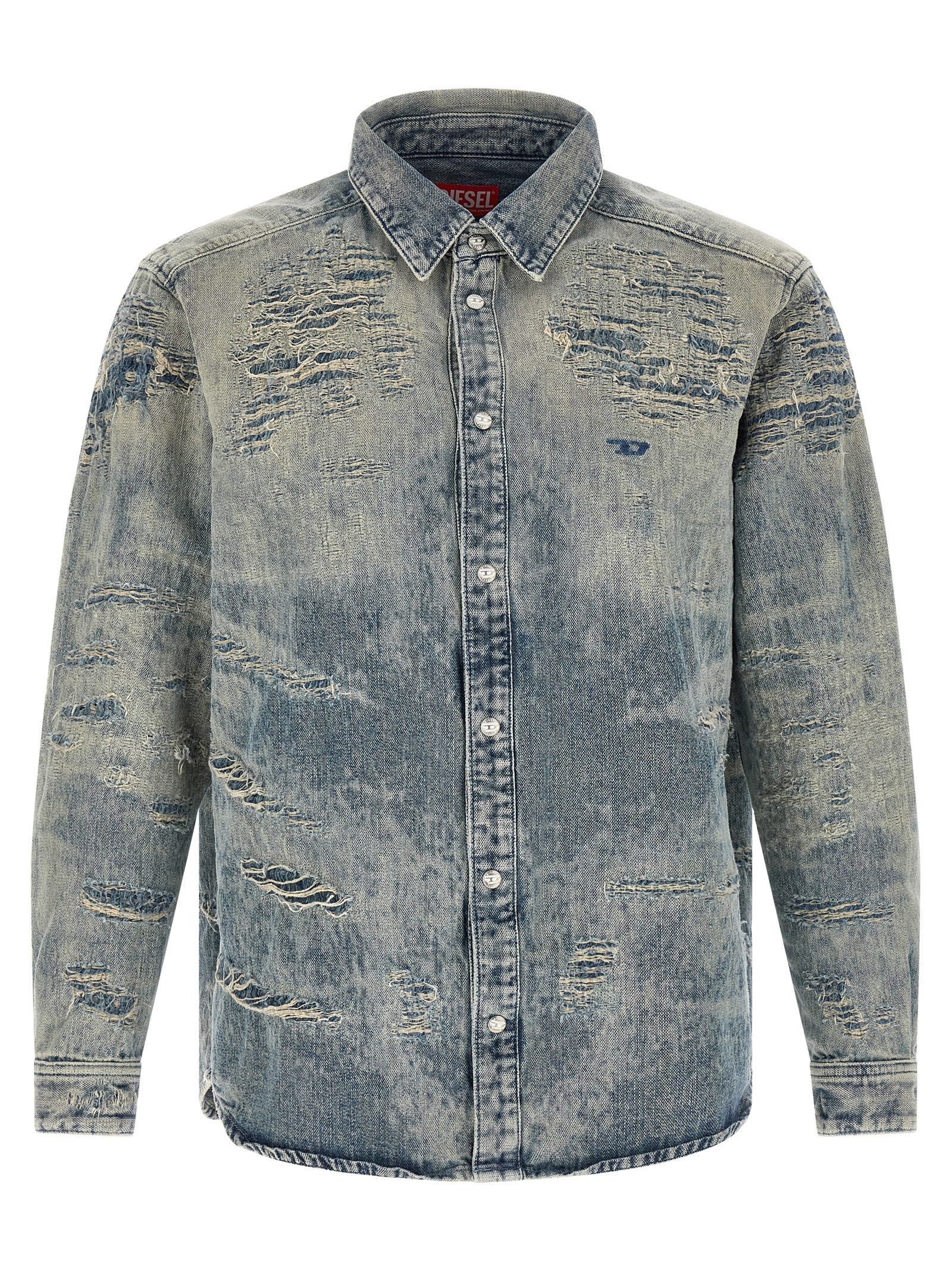 Diesel Blue Cotton Blouse