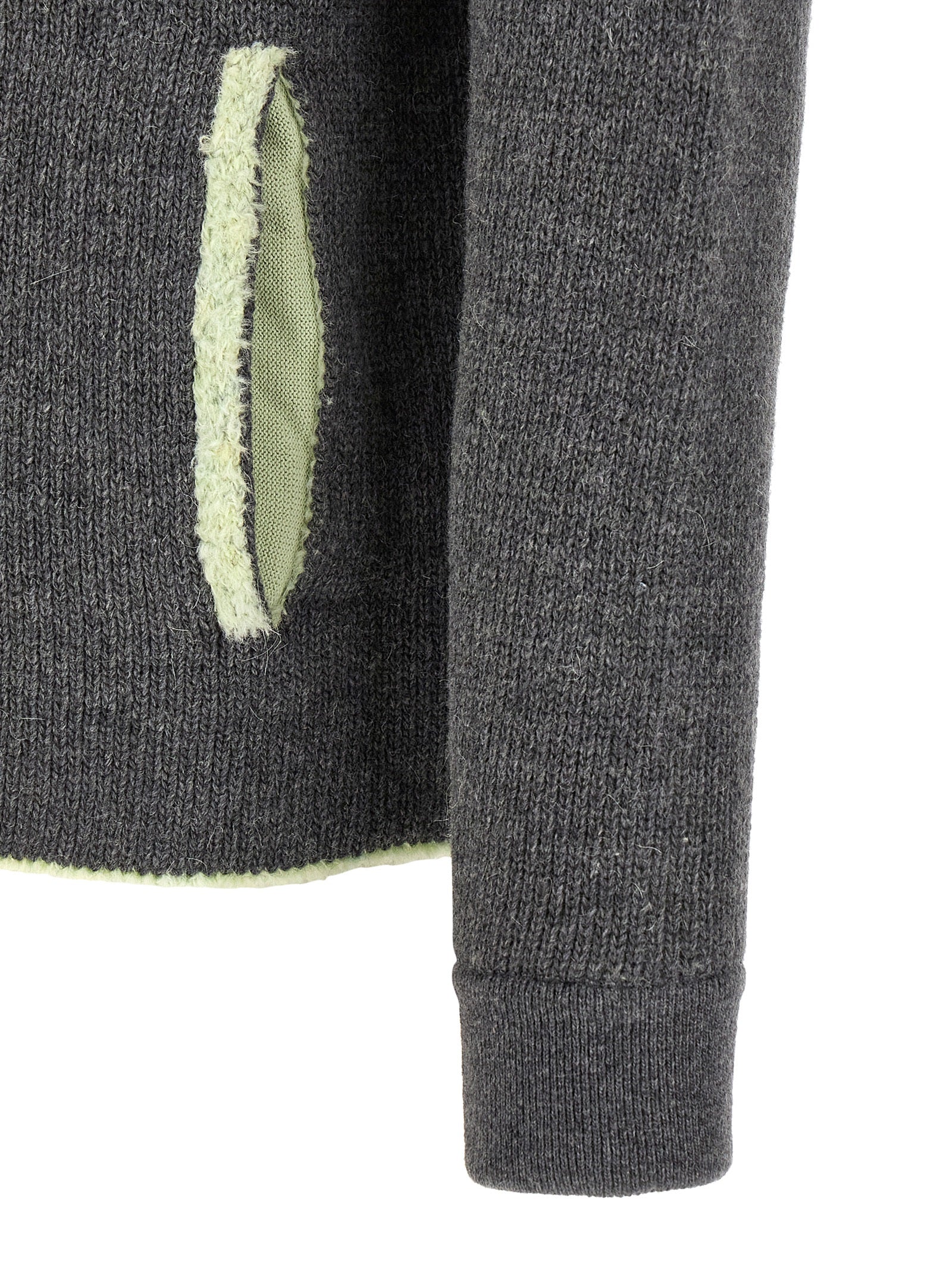 Diesel Gray Wool Sweatshirt