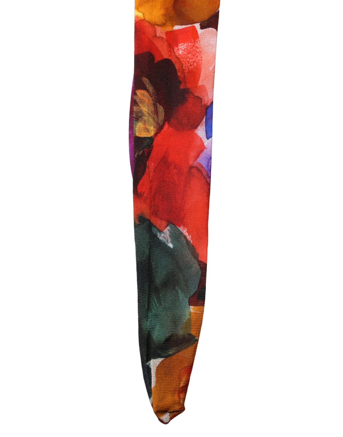 Dolce & Gabbana Multicolor Floral Nylon Tights Stockings Socks