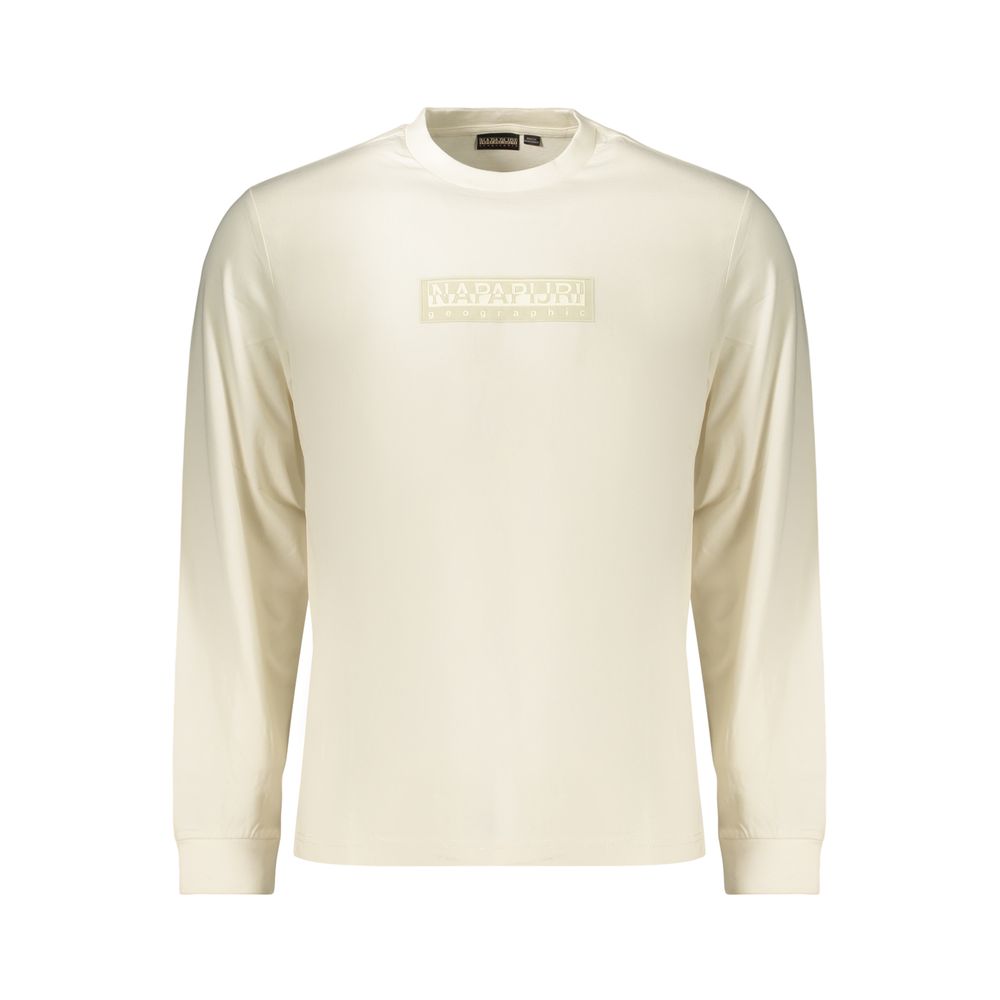 Napapijri Bianco Cotton Men's T-Shirt