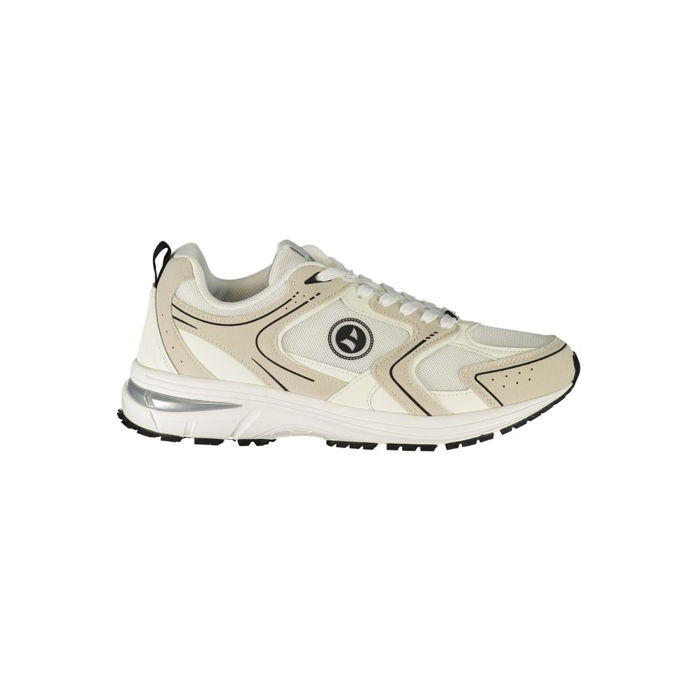 Navigare White Polyurethane Men's Sneaker