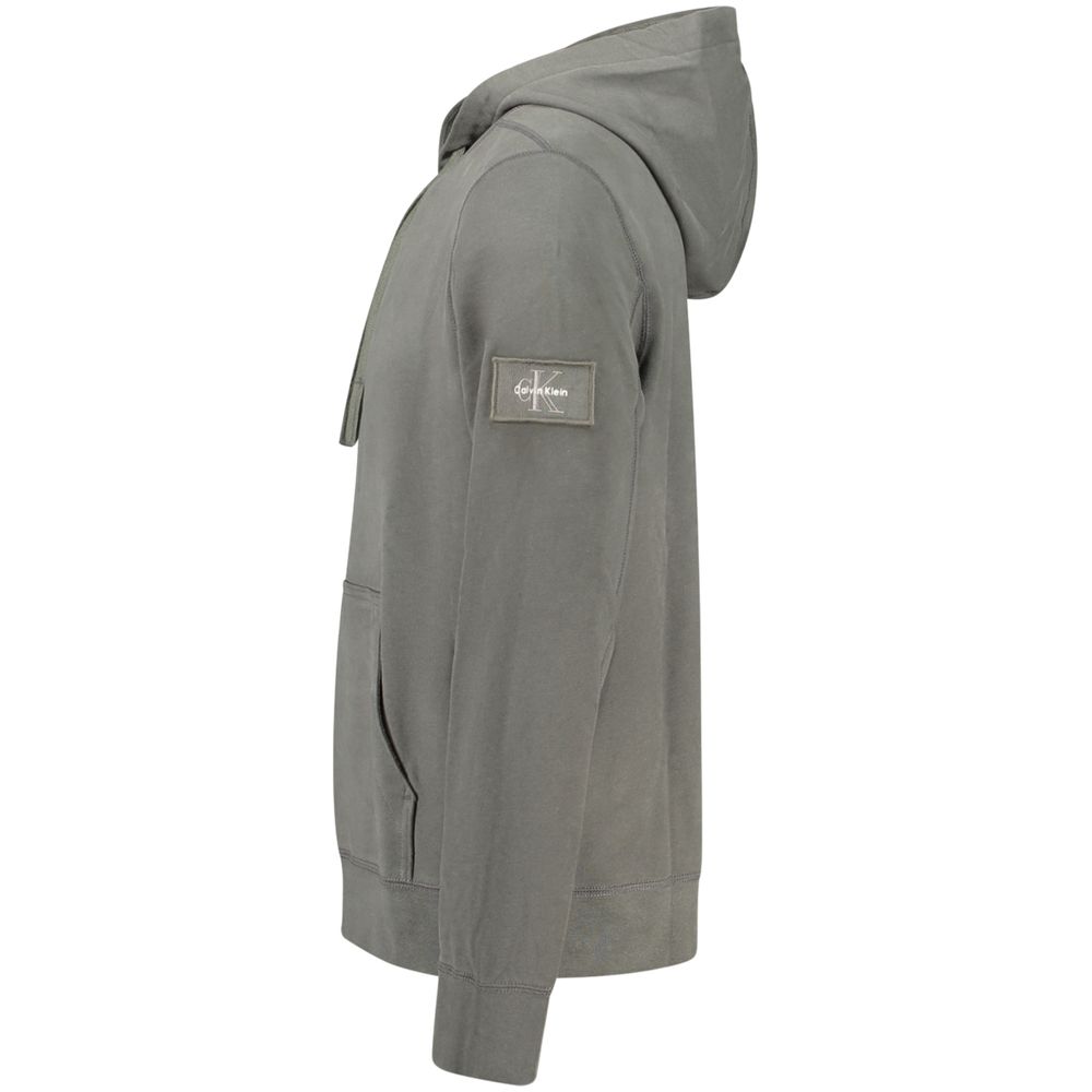 Calvin Klein Green Cotton Men's Sweatshirt