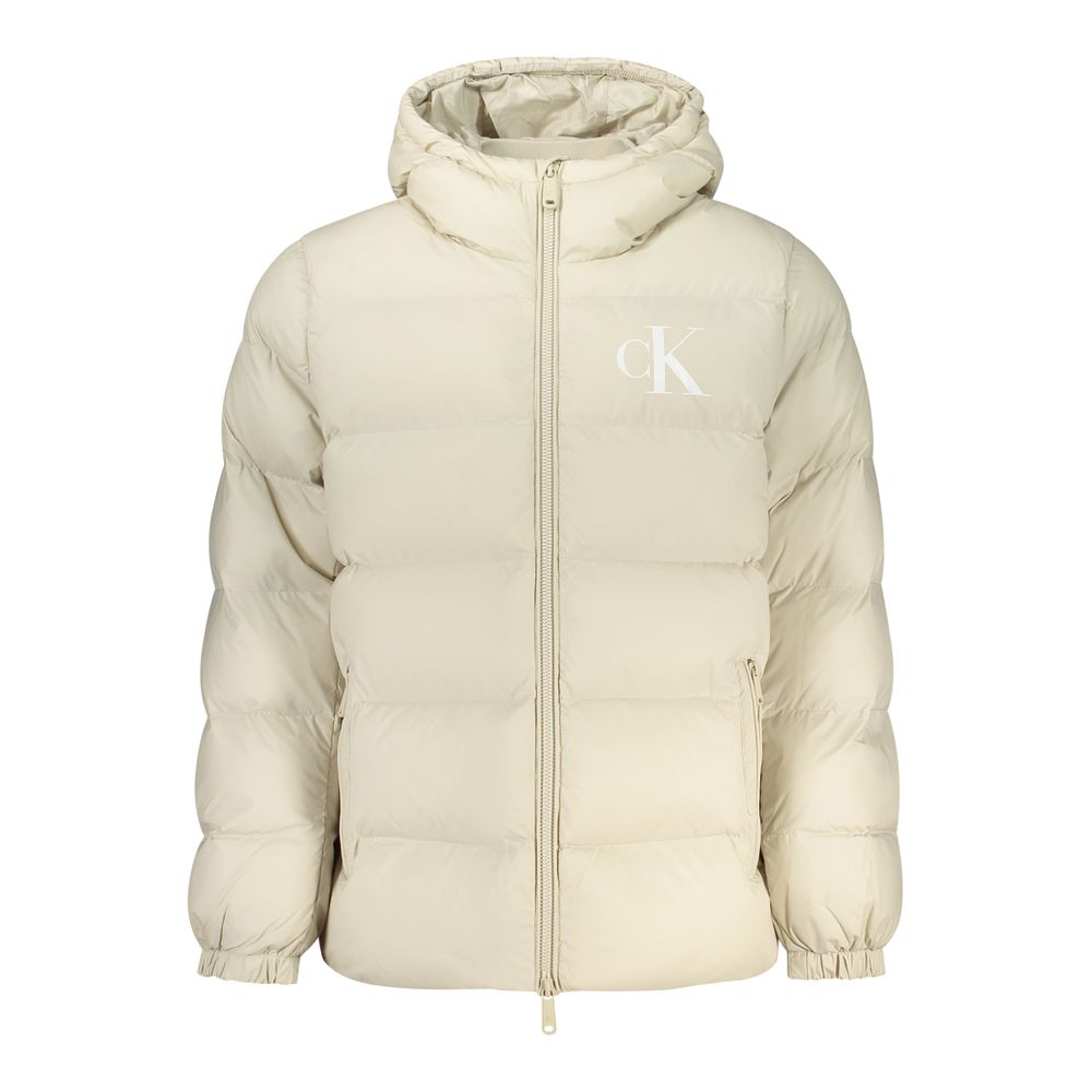 Calvin Klein Beige Nylon Men's Jacket