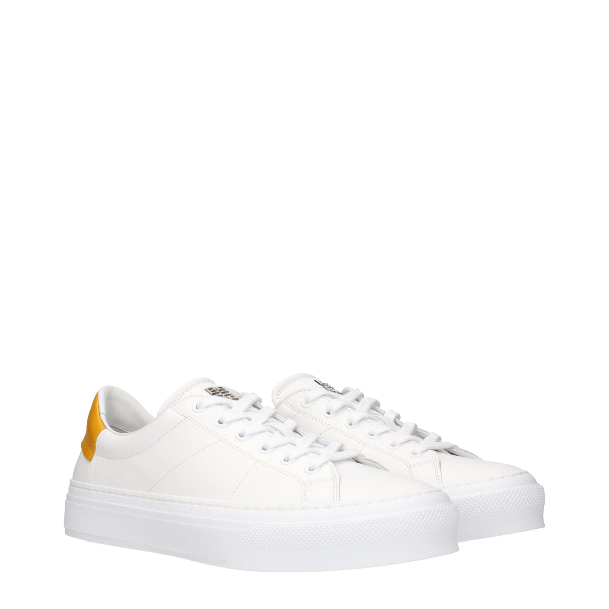 Givenchy White Leather Low Top Sneakers