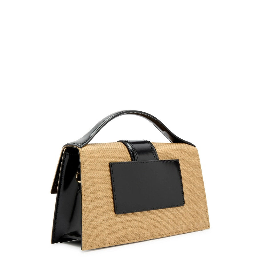 Jacquemus  Multicolor le Grand Bambino Faux Raffia Top Handle Bag
