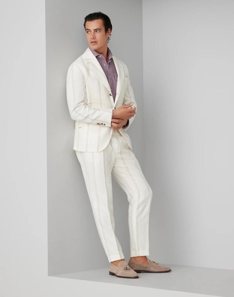 BRUNELLO CUCINELLI MEN'S SUIT MG494LDWH_C001 NWT