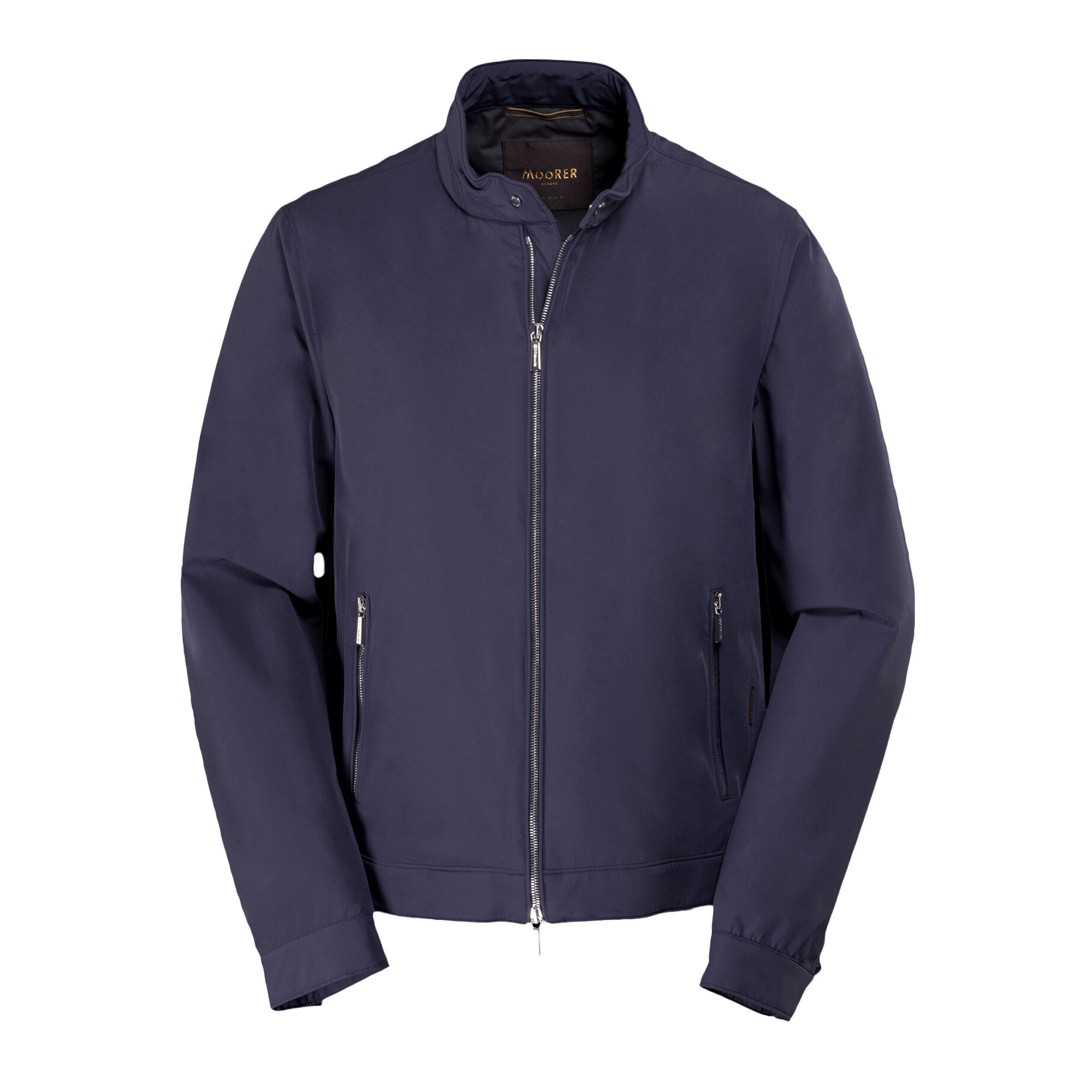 MOORER MEN'S DARK BLUE SLIM FIT JACKET