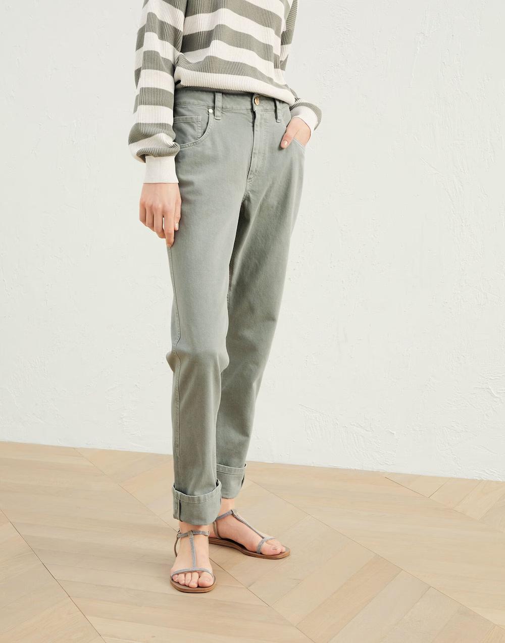 BRUNELLO CUCINELLI WOMEN'S PANTS M0H43P5797_C8707 NWT