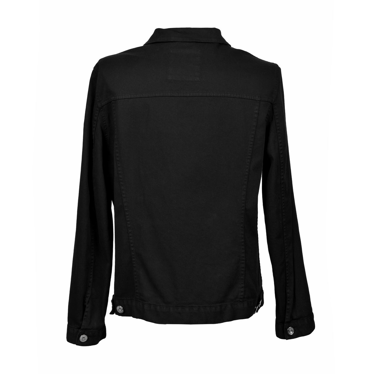 BRUNELLO CUCINELLI MEN'S BLACK DENIM JACKET