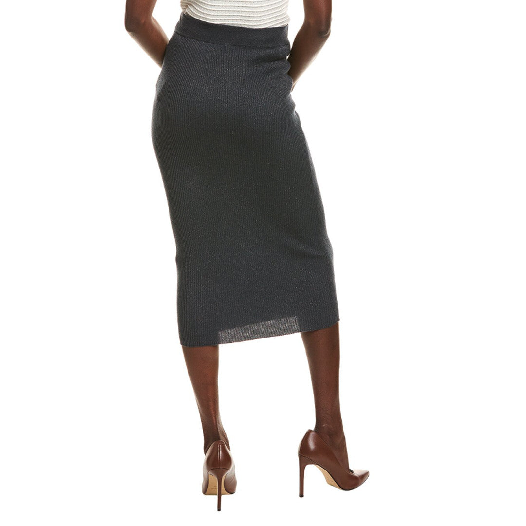 BRUNELLO CUCINELLI WOMEN'S NIGHT SKY CASHMERE BLEND PENCIL SKIRT