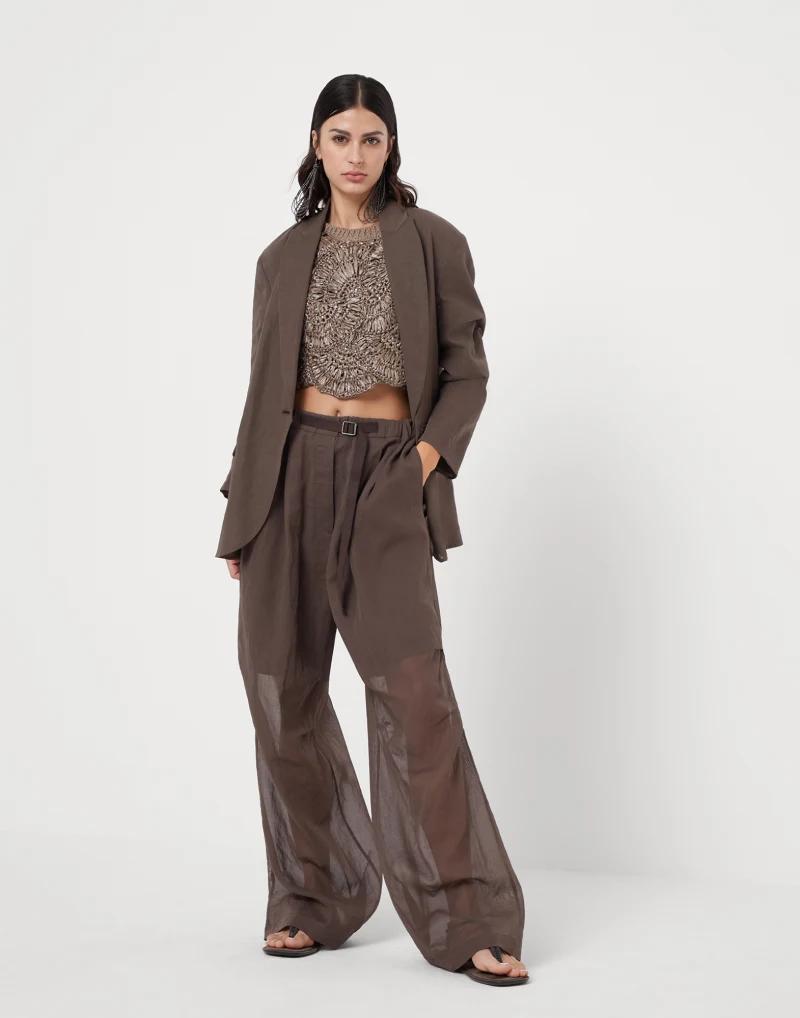 BRUNELLO CUCINELLI WOMEN'S PANTS MH911P8557_C8705 NWT