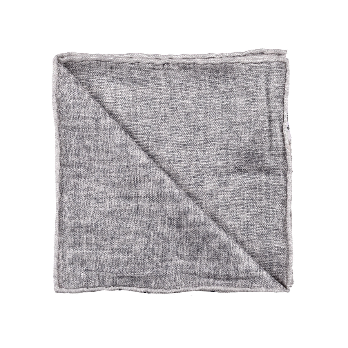 BRUNELLO CUCINELLI MEN'S PANAMA GRAPES DENIM SILK POCKET SQUARE