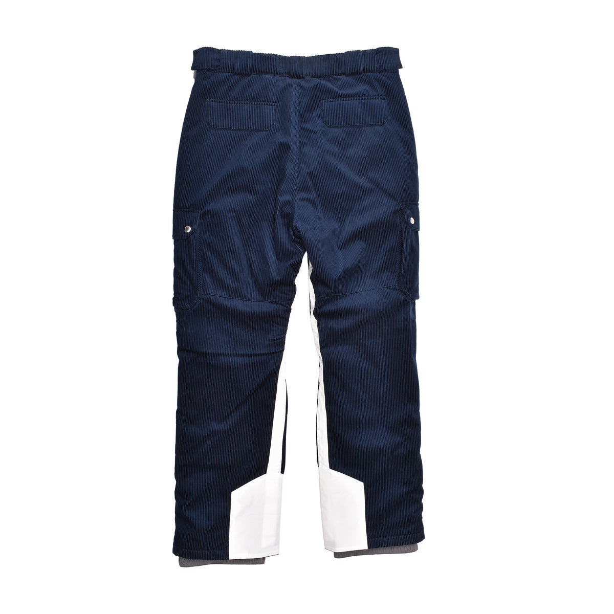 BRUNELLO CUCINELLI MEN'S NAVY CORDUROY CARGO PANTS