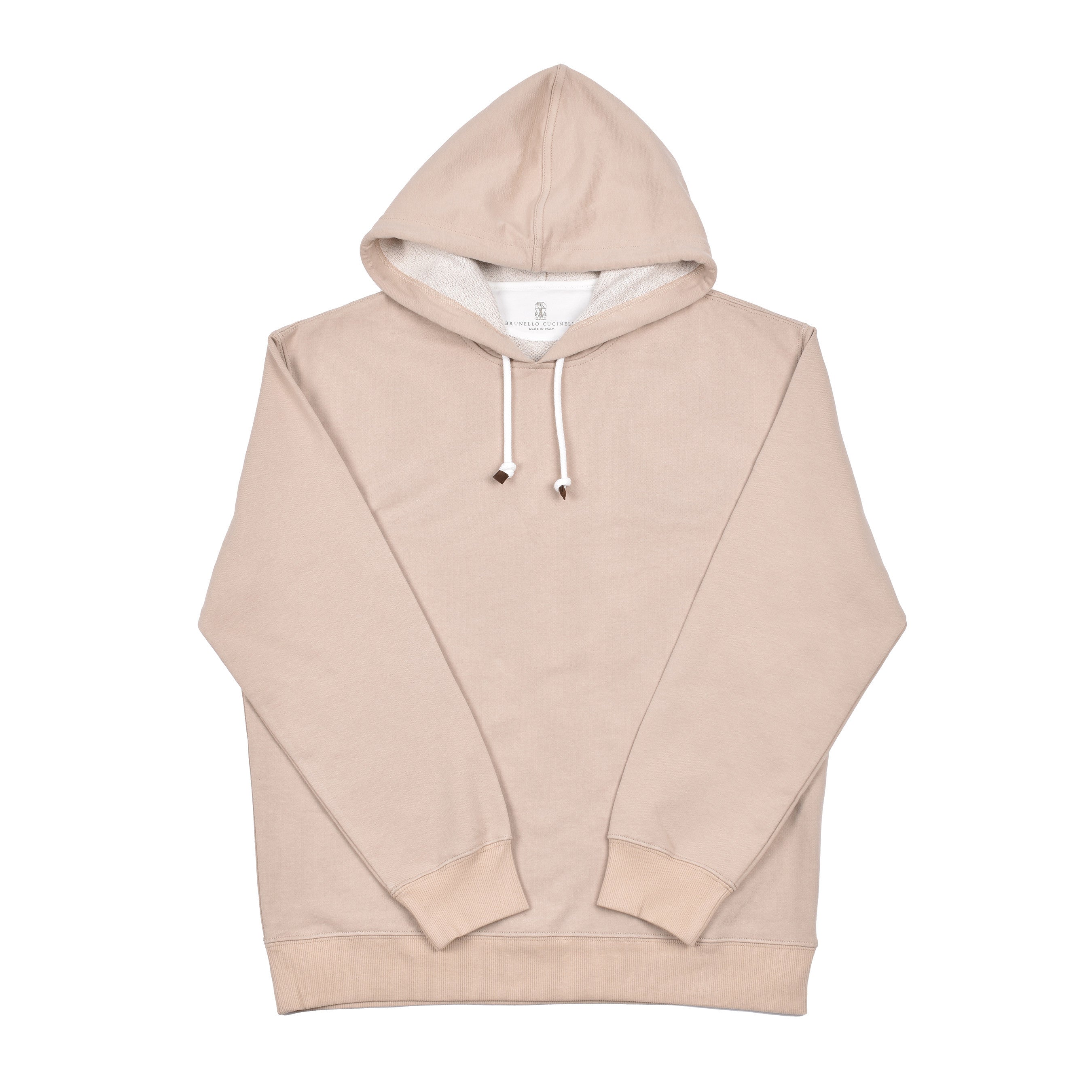 BRUNELLO CUCINELLI MEN'S COTTON ATHELTIC STYLE FASHION HODDIE GYM TOP/PULLOVER