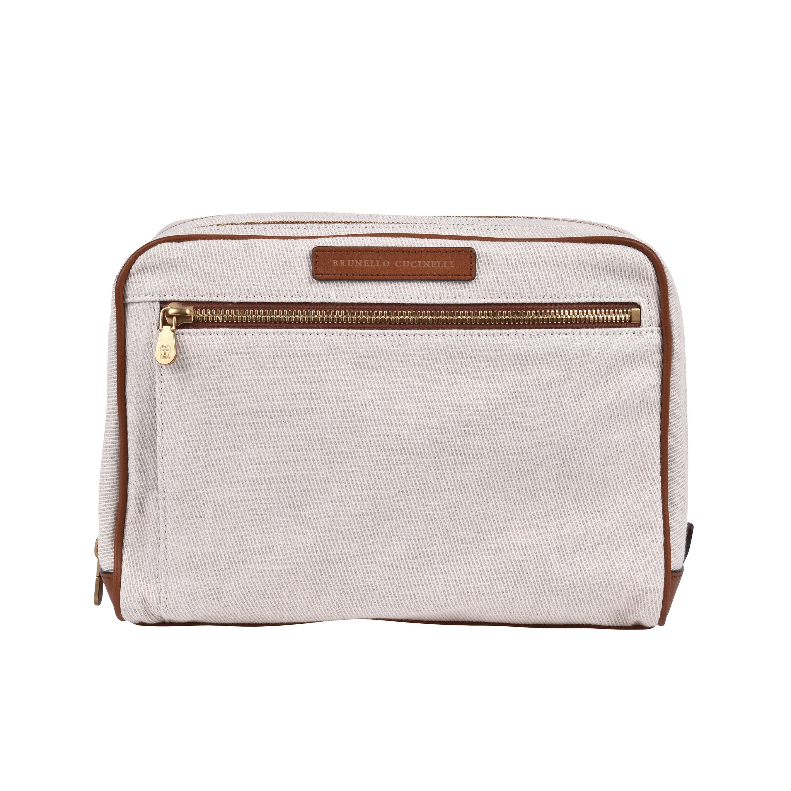 BRUNELLO CUCINELLI MEN'S TWO TONE PERSONAL CARE/ TRAVEL CASE NEW