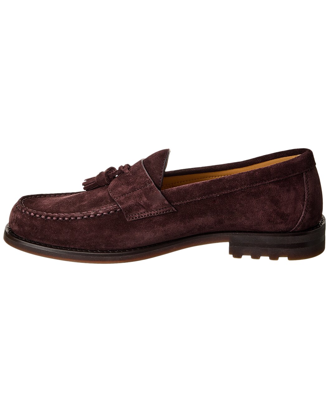 BRUNELLO CUCINELLI MEN'S AMARONE SUEDE TASSEL LOAFER