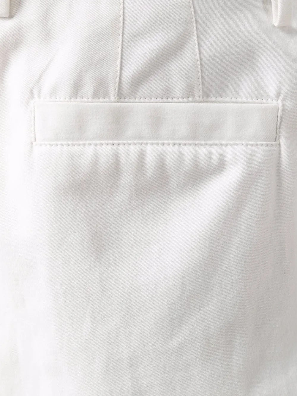 BRUNELLO CUCINELLI MEN'S WHITE PLEATED TAILORED TROUSERS