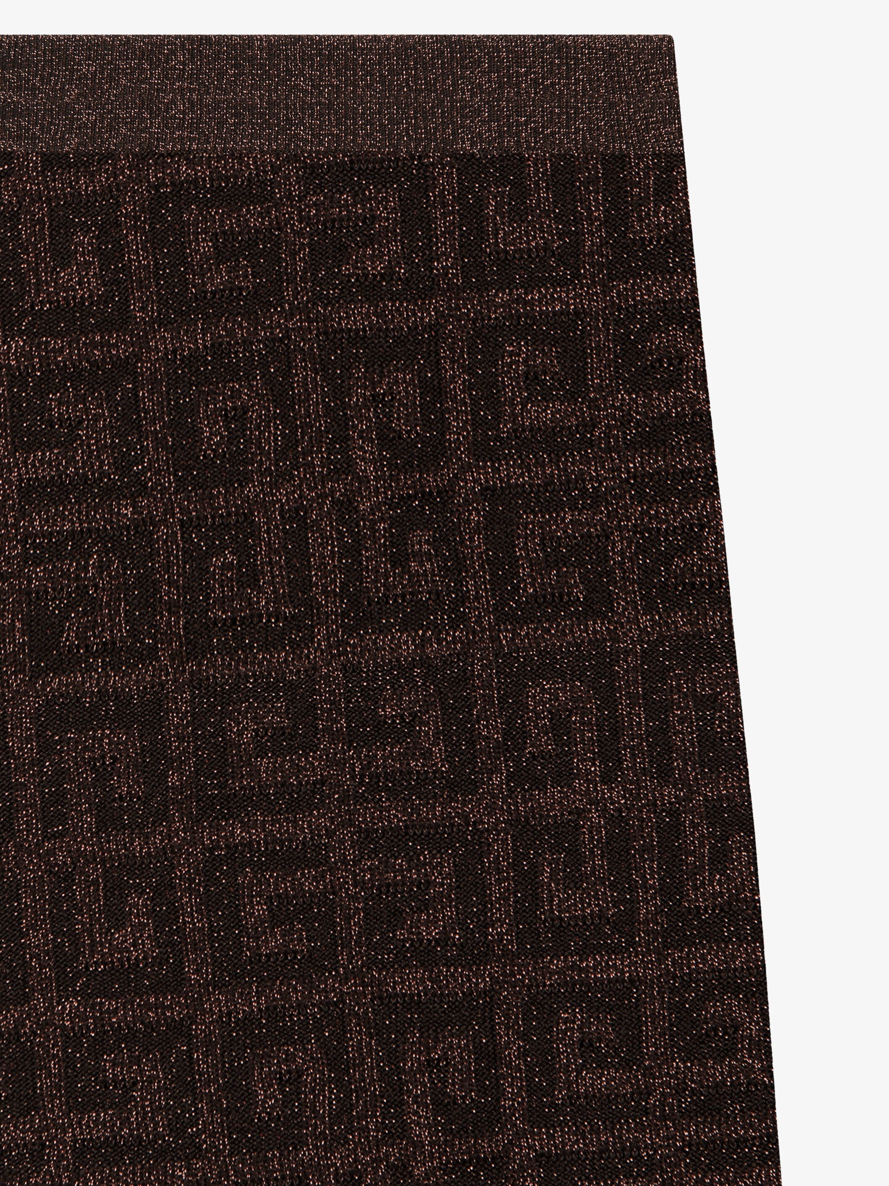 GIVENCHY WOMEN'S BRONZE WIDE-LEG PATTERNED TROUSERS