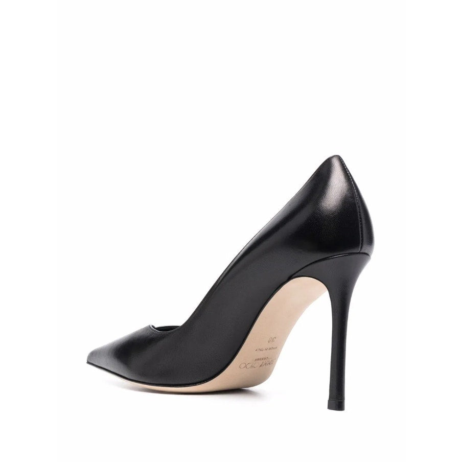 Jimmy Choo Black Cass Leather Pumps
