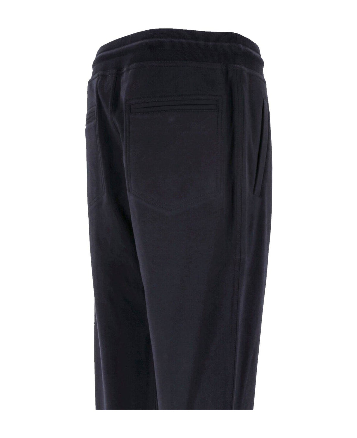 BRUNELLO CUCINELLI MEN'S COBALT COTTON BLEND JOGGER TROUSERS