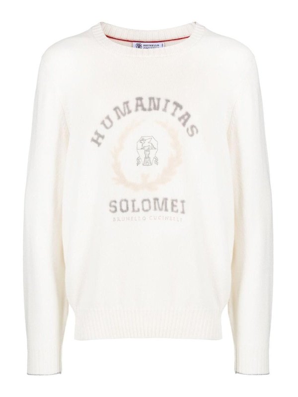 BRUNELLO CUCINELLI MEN'S PANAMA WOOL CREWNECK SWEATER