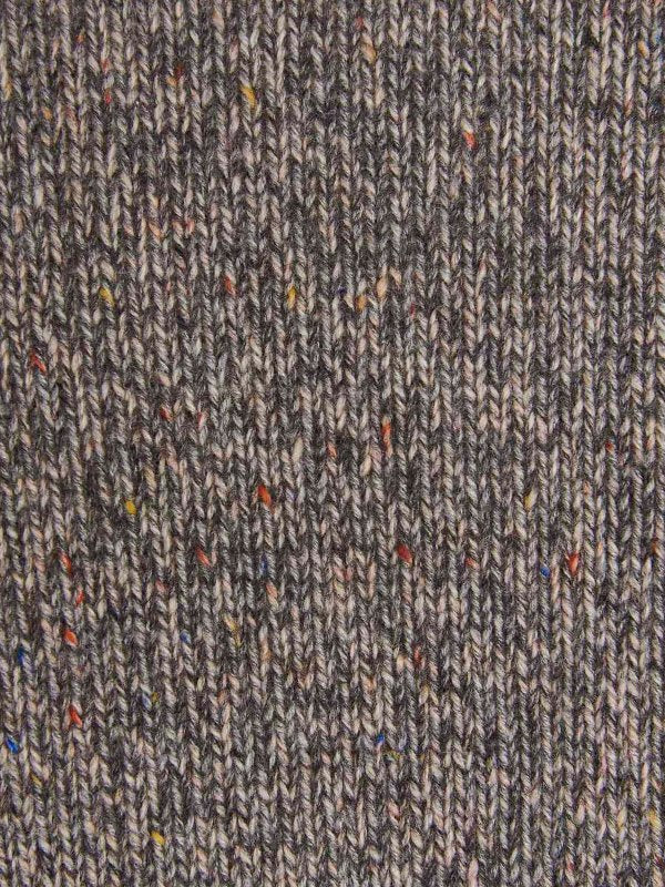 BRUNELLO CUCINELLI MEN'S GREY WOOL TURTLENECK SWEATER
